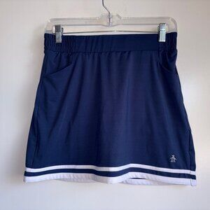 Original Penguin Essential Color Block Golf Skort Size XS Navy Golf Tennis